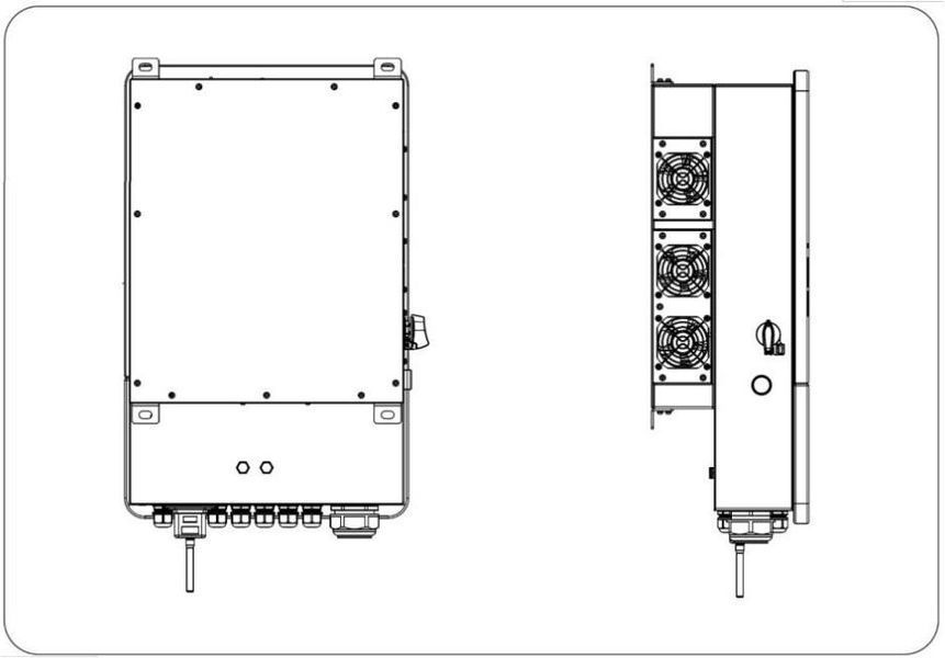 Гибридный солнечный инвертор (hybrid) Deye SUN-10K-SG02LP1-EU-AM3 1305001-22 фото